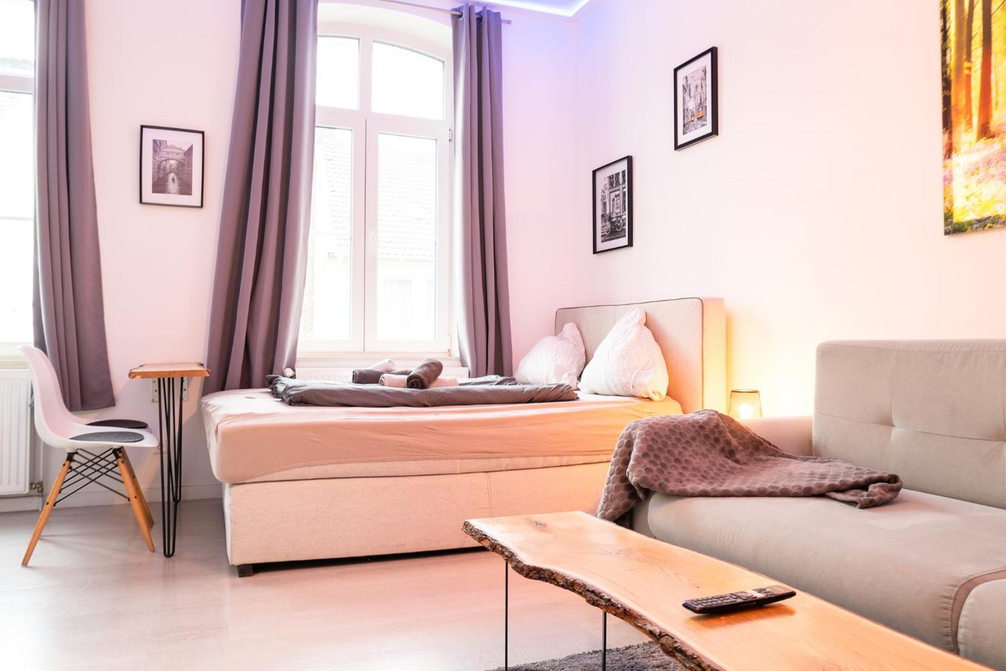 #222 Modernes City Apartment Im Herzen Von Neuss Bagian luar foto